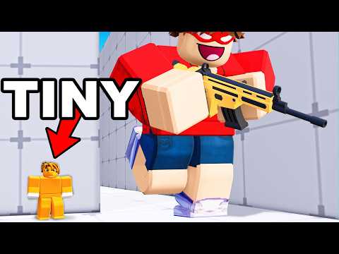 Becoming TINY to Cheat in Rivals Hide And Seek!