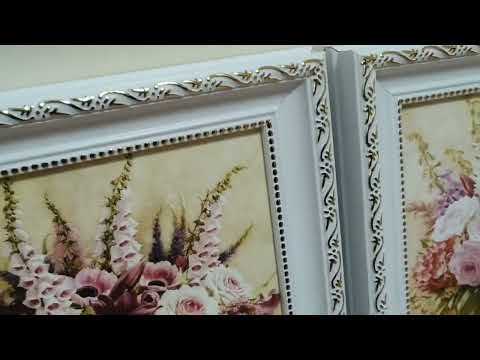 Миниатюра изображения товара Картина Декарт Розовый букет-1 8Л3312 (в раме)