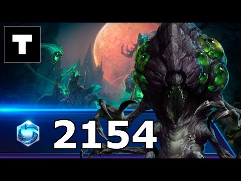 Heroes of the Storm 2154 Abathur - Towers of doom! Gameplay