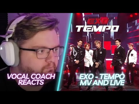 Vocal Comparison - EXO's Tempo Music Video and Live |  Vocal Coach Reacts