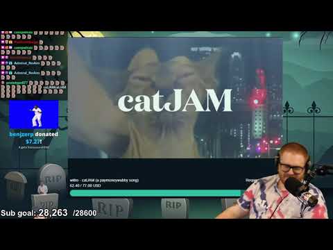 PaymoneyWubby Reacts to catJAM by willro