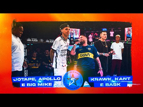 APOLLO, BIG MIKE E JOTAPÊ X KRAWK, KANT E BASK | FINAL VALENDO 60K  | ESPECIAL DE TRIO | BDA 5 ANOS
