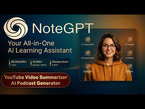 NoteGPT Tutorial 2026 | Best AI Note-Taking Tool for Students & Creators
