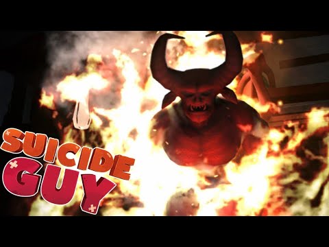 Suicide Guy (game) PS4 Goat level Walkthrough Summon the Devil (Slayer version ending) 666