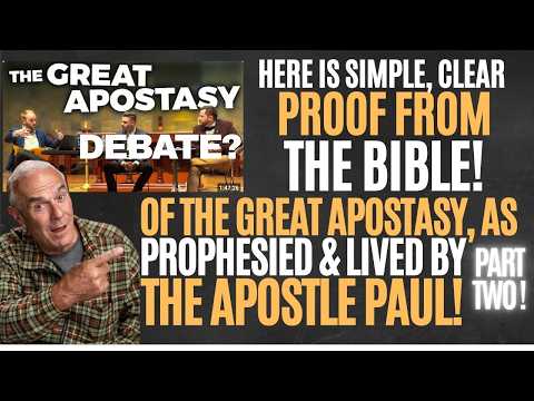 THE BEGINNINGS OF THE GREAT APOSTASY AS PROPHESIED OF & TRAGICALLY EXPERIENCED BY THE APOSTLE PAUL!