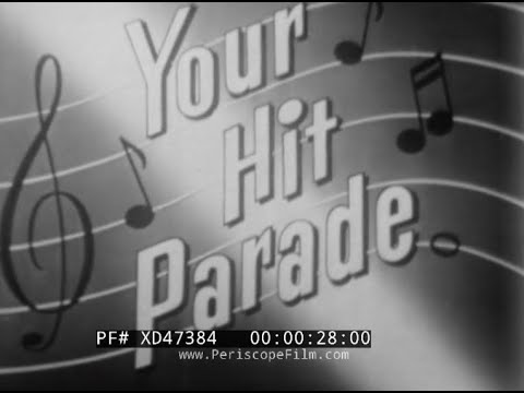 " YOUR HIT PARADE "FEBRUARY 28 1954  MUSICAL TV SHOW w/ RAYMOND SCOTT   LUCKY STRIKE ADS XD47434