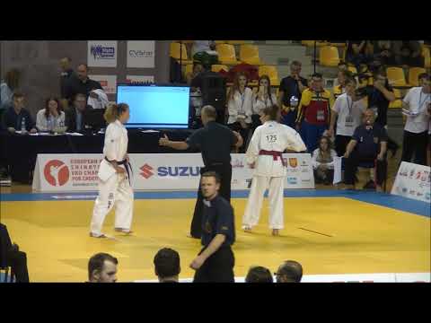 EC U22 2017 Women  -65kg Gustaitytė Magdalena Lithuania Vs Zielińska Monika Poland
