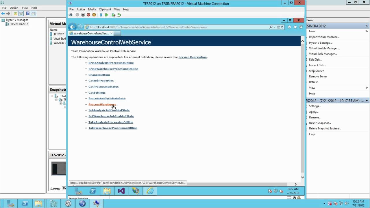 Appendix H-3 : Processing the Warehouse and the Analysis Databases