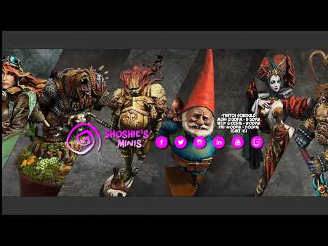 Shoshie is streaming Malachite Mystics by Moonstone Miniatures pt2 [Sponsored]