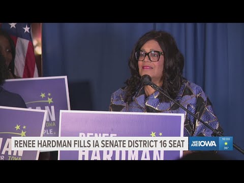 A historic win: Democrat Renee Hardman becomes 1st Black woman elected to Iowa Senate