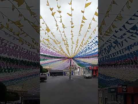 SÃO JOÃO NA MINHA CIDADE DE ANGUERA, TODA ENFEITADA