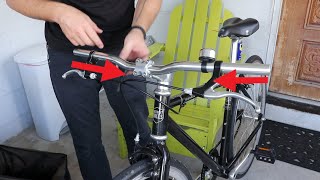 Cut handlebars with basic tools