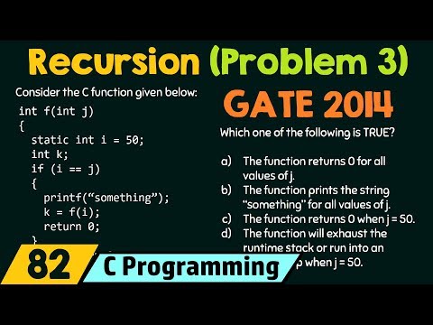 Recursion Solved Problem 3