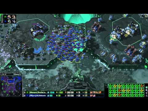 Lillekaning vs Zhugeliang StarCraft 2 WCS Longest match (Part 1)