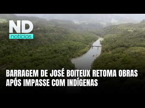 Após paralisação, obras da Barragem de José Boiteux voltam a avançar