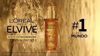 L`oreal Nutre tu pelo en segundos con el Aceite Extraordinario anuncio