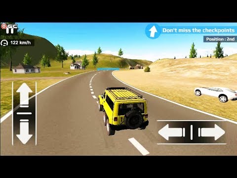 Truck Driver 6x6 Hill Driving "Yellow SUV" Big Offroad SUV Simulator - Android Gameplay FHD #2