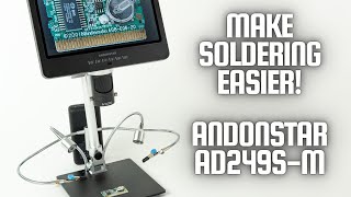 Soldering Made Simple: Andonstar AD249S-M Digital Microscope Review for Beginners!