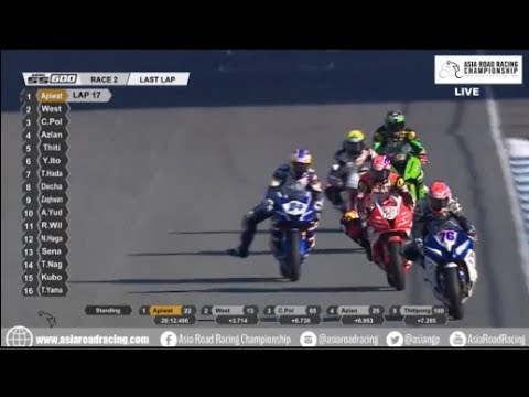 RACE 2 ARRC SS600 Buriram Thailand 3-12-2017