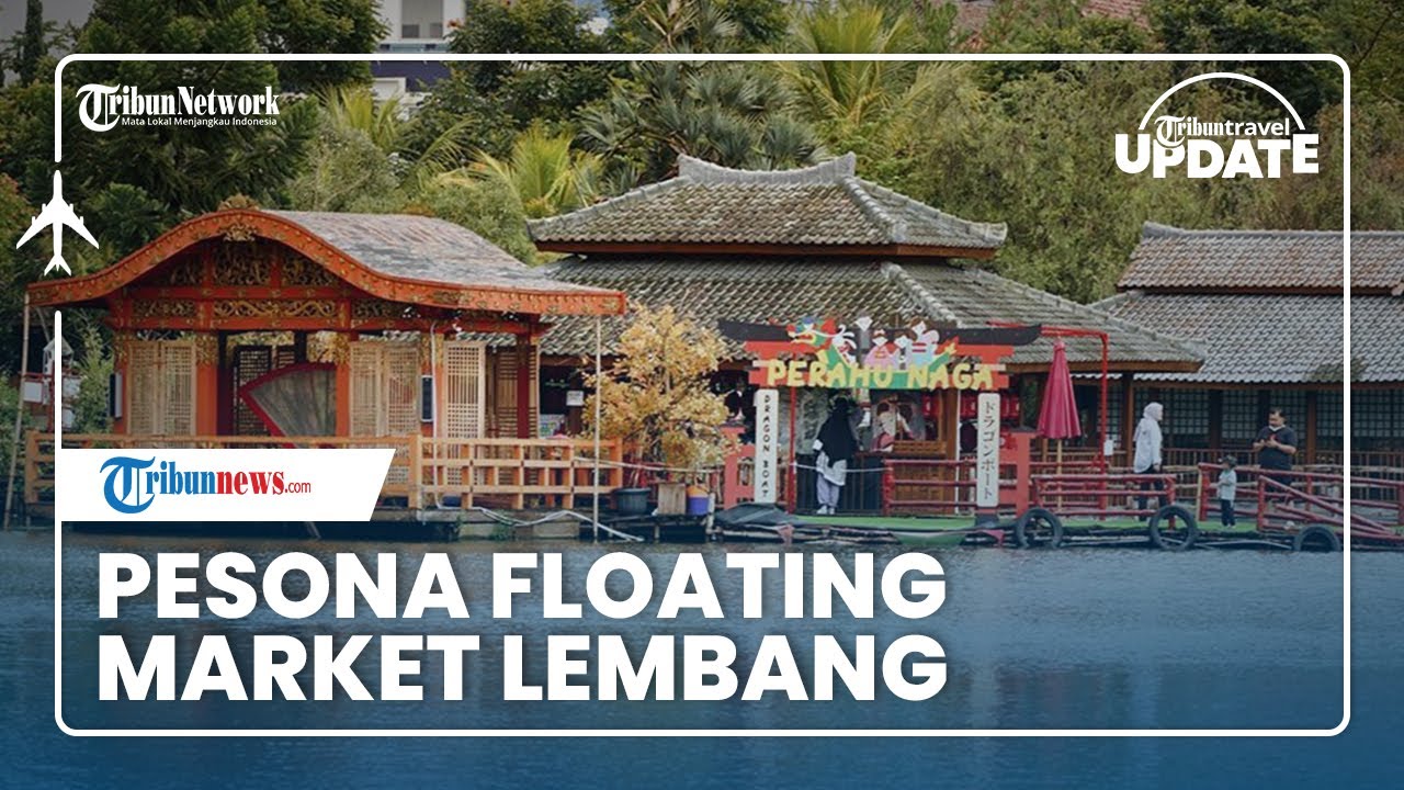 Pasar Terapung Lembang menawarkan sensasi kuliner di atas kapal terapung