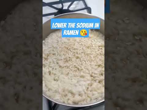 How to make ramen with less sodium #shorts