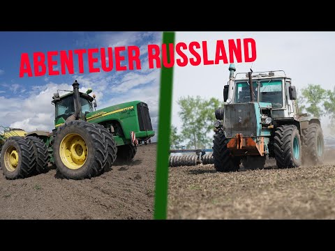 landtechnikvideos.de unterwegs: Landwirtschaft in Russland (Kirovets, Rostselmash & Sibirien)