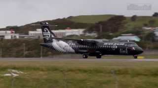 preview picture of video 'Close up view of Wellington planes taking off and landing'