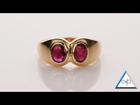 Ruby Ring Set in Gold | Prakash Gems