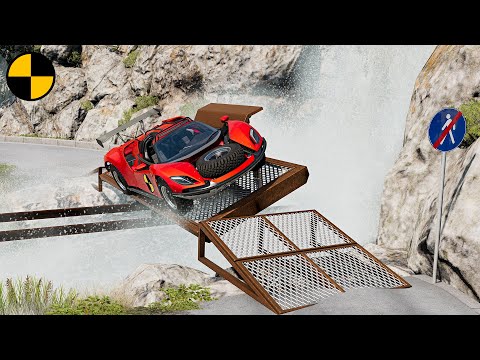 Cars vs Trap Bridge 😱 BeamNG.Drive