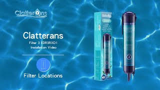 How to Install the Replacement for Filter 3 EDR3RXD1