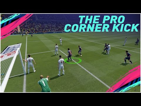 FIFA 19 NEW OVERPOWERED CORNER KICK TECHNIQUE - THE MANUAL CORNER KICK TUTORIAL - SCORE LIKE A PRO