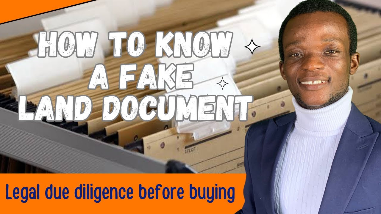 FAKE LAND DOCUMENTS - HOW TO KNOW FAKE PROPERTY DOCUMENTS #fakeland #landscam #landdocument