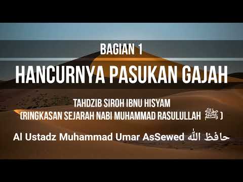 Sirah Nabawiyah|Pertemuan Ke-5|Kisah Pasukan Gajah Bag 1 |Al Ustadz Muhammad Umar As-Sewed حافظ الله