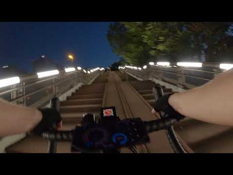 【 BESV JR1 】歩道橋スロープ登り Climbing a bicycle ramp on a footbridge