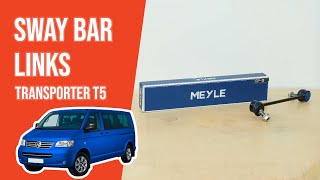 Youtube thumbnail of video "How to replace the sway bar links Transporter T5 🚗"