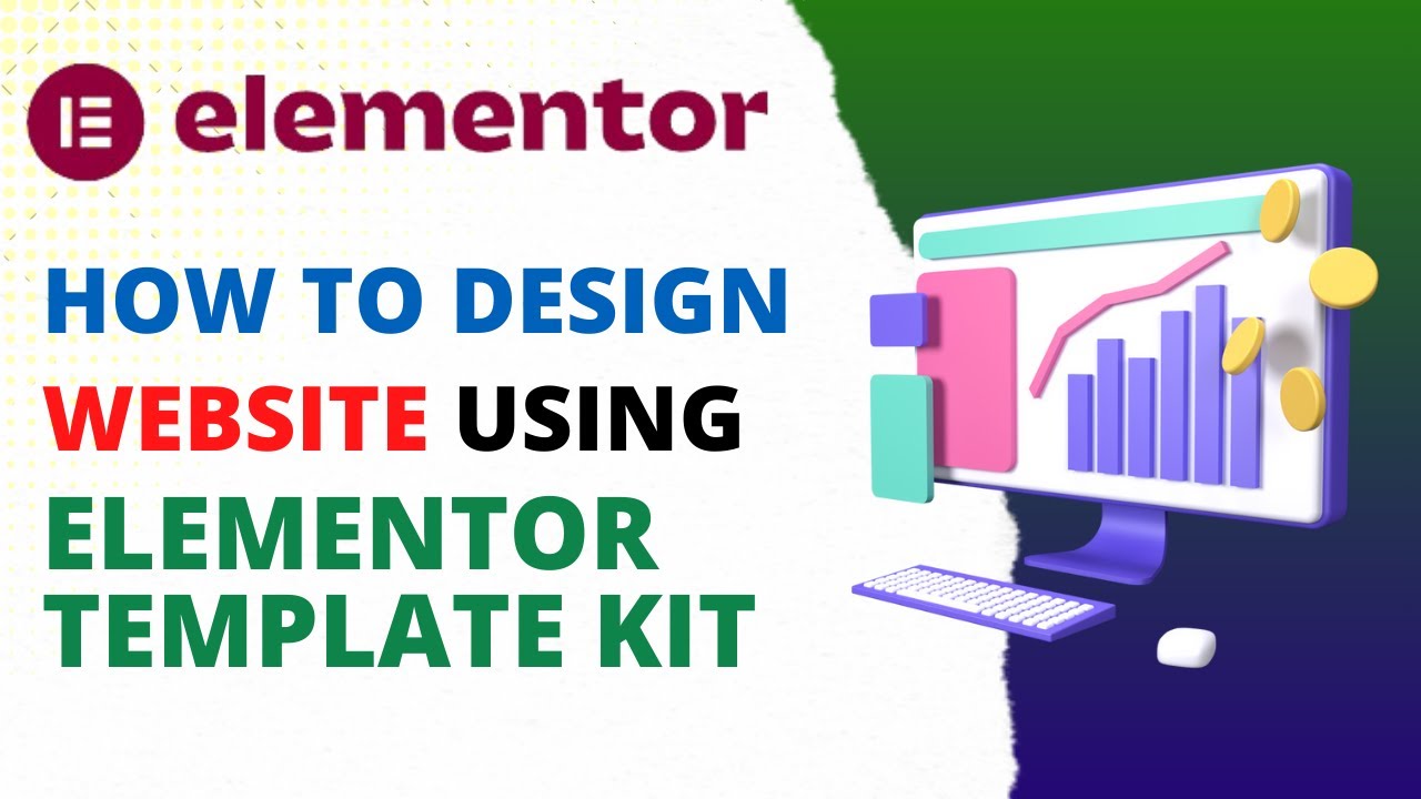 How To Create Website Using Elementor Template Kit | Elementor Template Tutorial