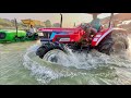 Full Of Fun Washing My Tractors In River Mahindra Arjun NOVO 605 Sonalika 60 Rx John Deere