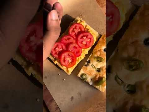 Crispy Bocconcini Focaccia Sandwich