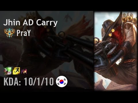 Jhin AD Carry vs Kalista - PraY - KR Challenger Path 6.5