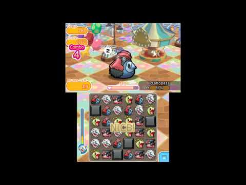 Pokemon Shuffle 3DS - Re-do Stage 284 Probopass S Rank ITEMLESS