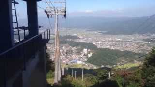 preview picture of video 'Cable car back down from Mount Katsuragi (Panorama Park), Shizuoka Prefecture'