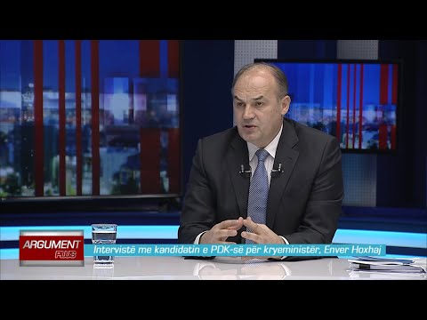 Argument Plus - Intervistë me kandidatin e PDK-së për kryeministër, Enver Hoxhaj  12.02.2021