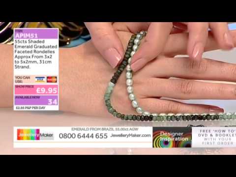Learn How to Make Genuine Gemstone Jewellery - JewelleryMaker DI LIVE 07/02/15