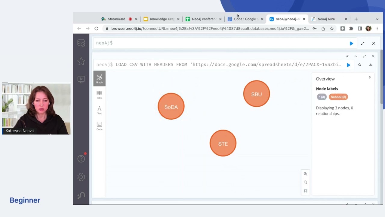 Video: Discover Patterns with Google Sheets & Neo4j