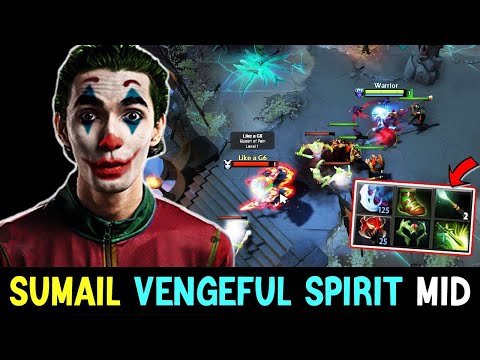 SumaiL practicing Topson's Most Used Hero in Tournament "Vengeful Spirit" DOTA 2