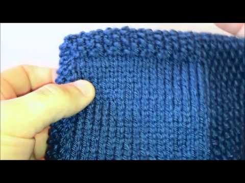 Stockinette Stitch - Left Handed