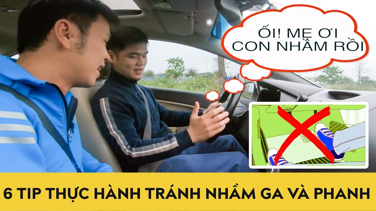 Hướng dẫn lái xe số tự động dành cho người mới lái – 6 Tips tránh nhầm chân GA và PHANH