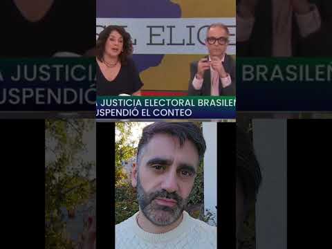 Paralizaron conteo de votos en Brasil