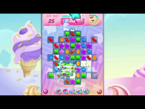 Candy Crush Saga LEVEL 631 (new version*)✔️
