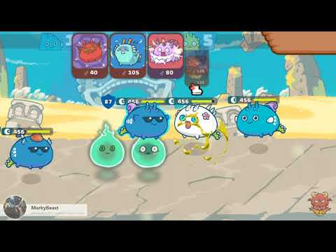 Gangsta Axie Team - 2000+ MMR - Ronin Poop, Termi, Free energy plant